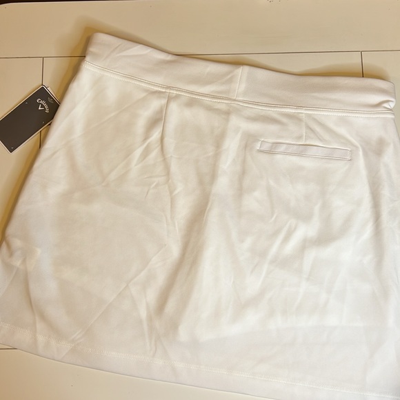 NWT Callaway Golf Skort. White. Size L. - Picture 5 of 5